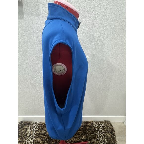 Peter Millar Vest Mens Full Zip Sleeveless Golf Jacket Blue - Picture 3 of 8